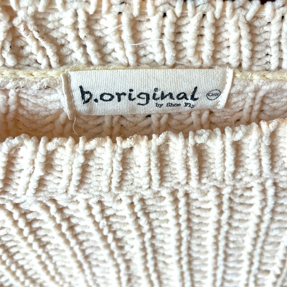 Chunky Knit Sweater Roomy Comfy Crochet Womens One Size - Picture 14 of 15